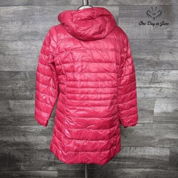 Sawadikaa Ultra Light Duck Feather Coat Size L - Picture 2 of 3